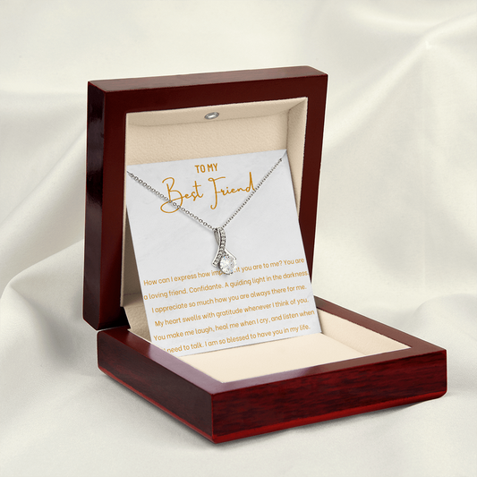 Gift for Best Friends: Jewelry for BFF with quote